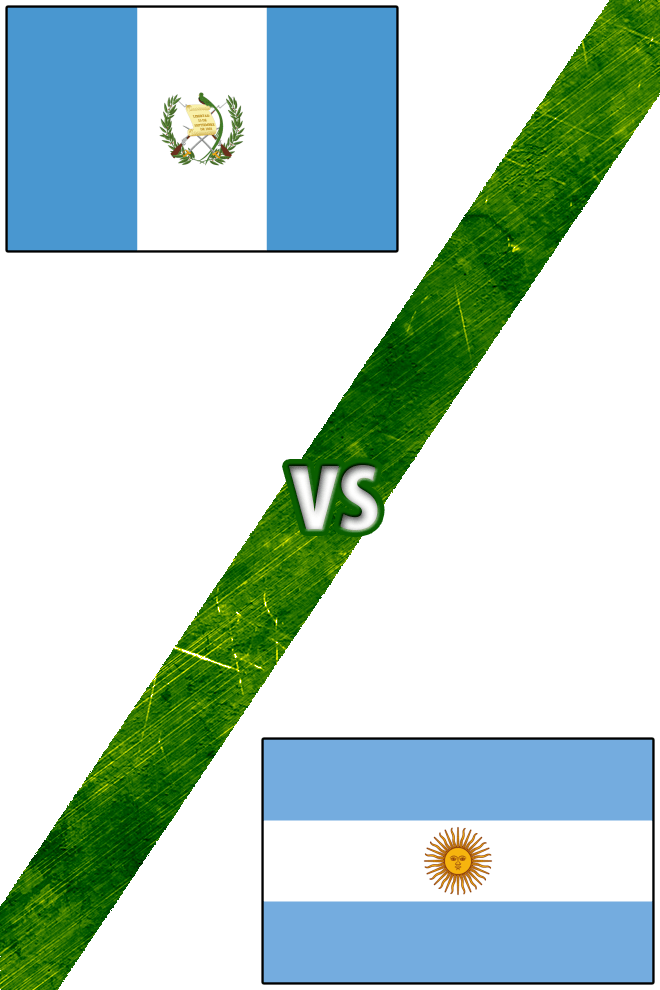 Poster del Deporte: Guatemala vs. Argentina
