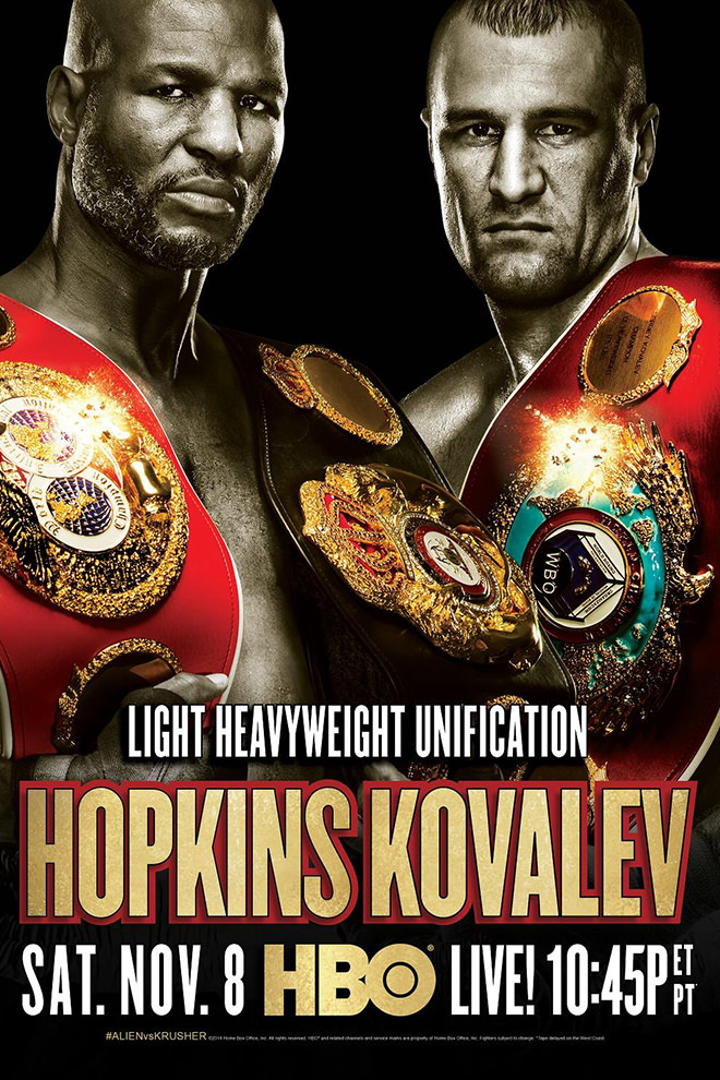 Poster del Deporte: Hopkins vs. Kovalev