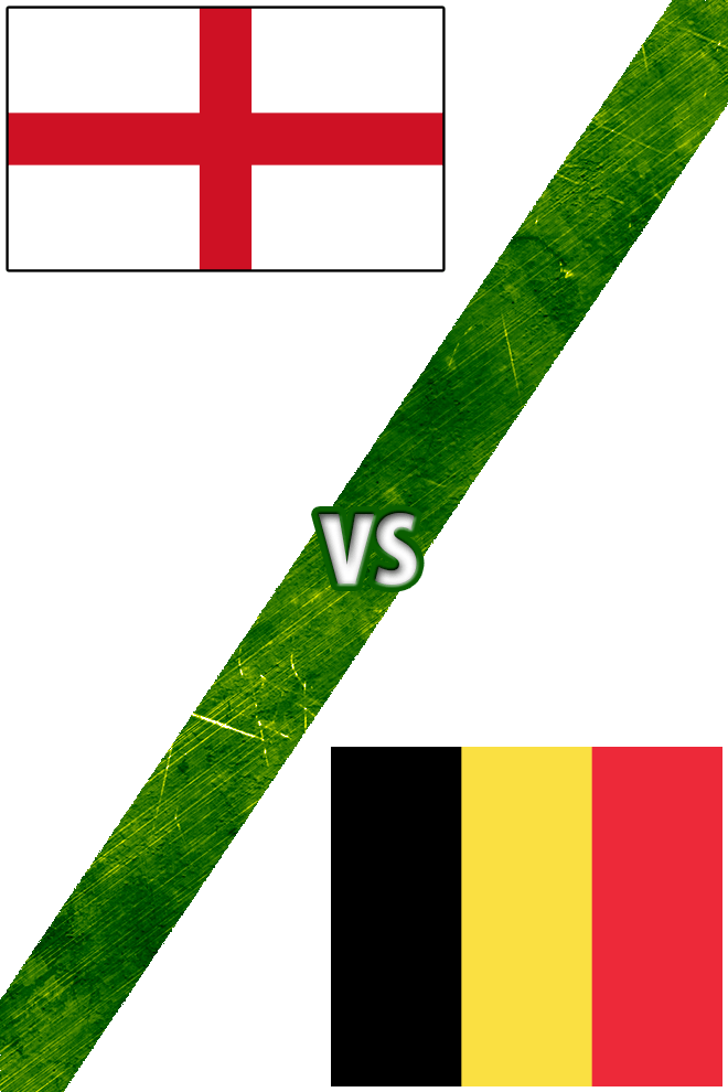 Poster del Deporte: Inglaterra vs. Bélgica