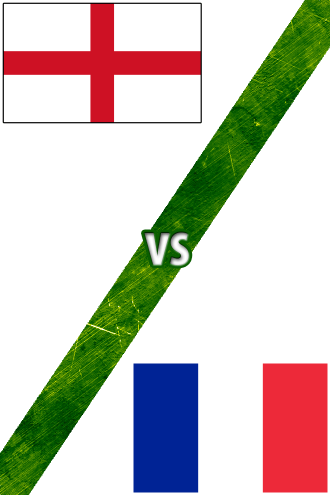 Poster del Deporte: Inglaterra vs. Francia