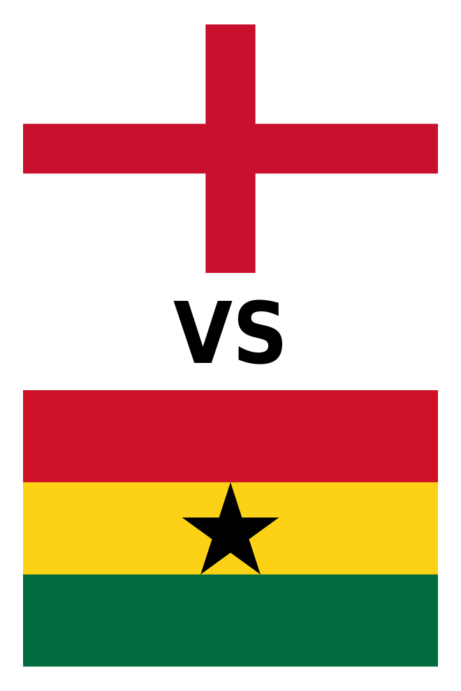 Poster del Deporte: Inglaterra vs. Ghana