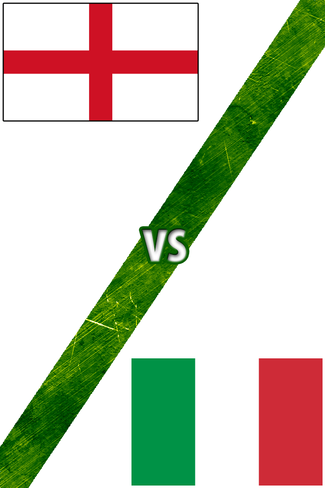 Poster del Deporte: Inglaterra Vs. Italia