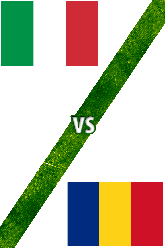Poster del Deporte: Italia vs. Rumania