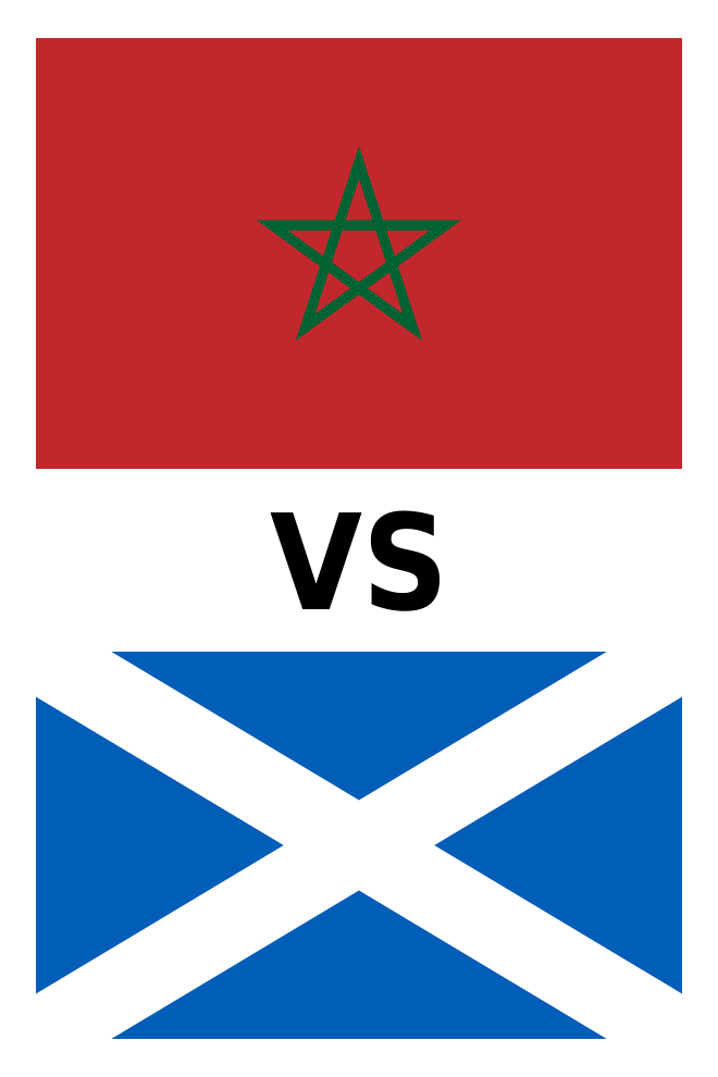 Poster del Deporte: Marruecos vs. Escocia