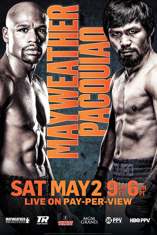 Poster del Deporte: Mayweather vs. Pacquiao