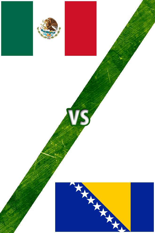 Poster del Deporte: México Vs. Bosnia-Herzegovina
