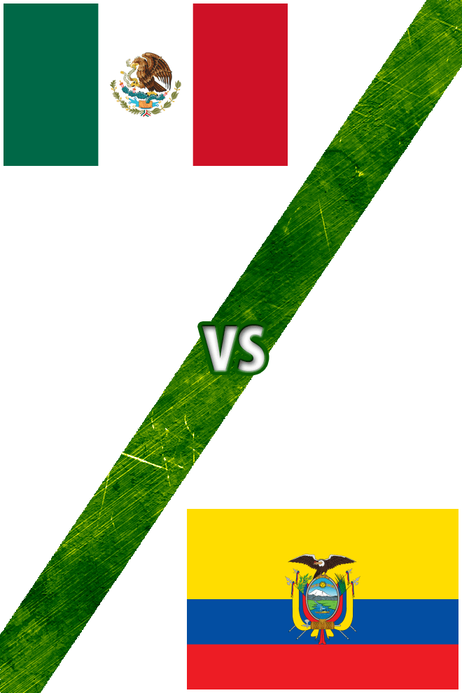 Poster del Deporte: México Vs. Ecuador