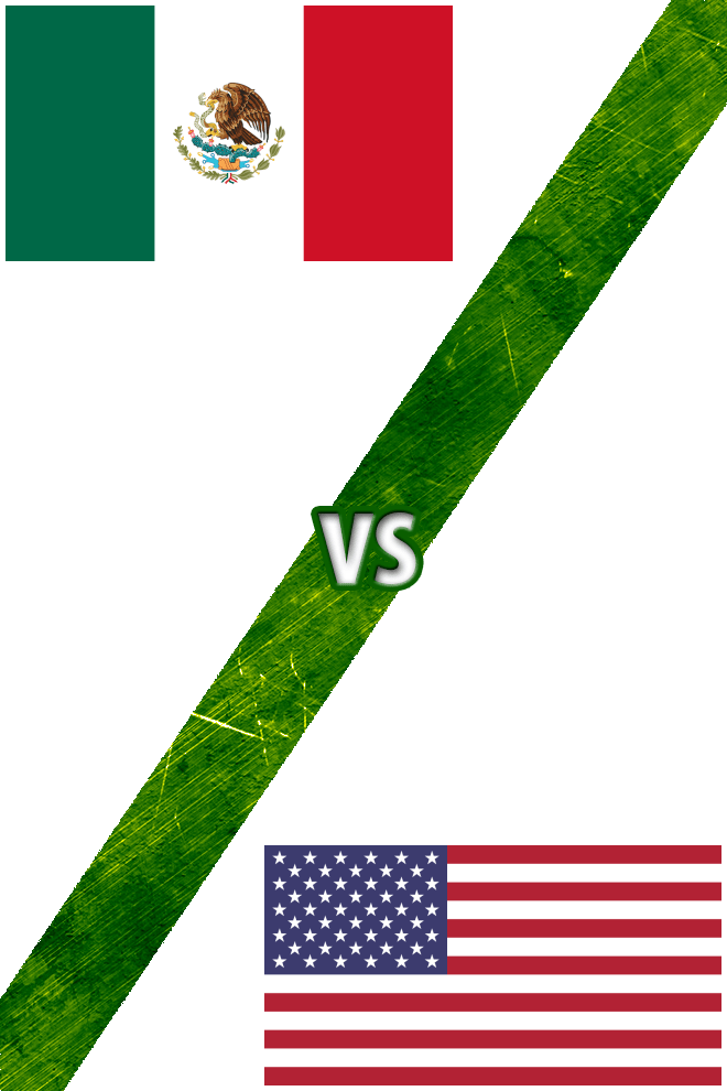 Poster del Deporte: México Vs. Estados Unidos