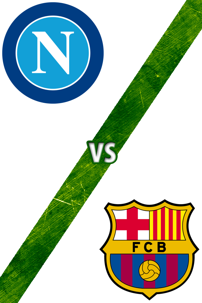 Poster del Deporte: Napoli vs. Barcelona