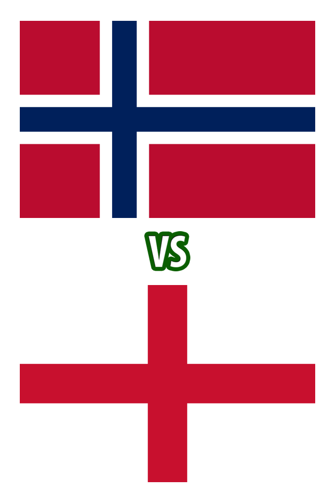 Poster del Deporte: Noruega vs. Inglaterra