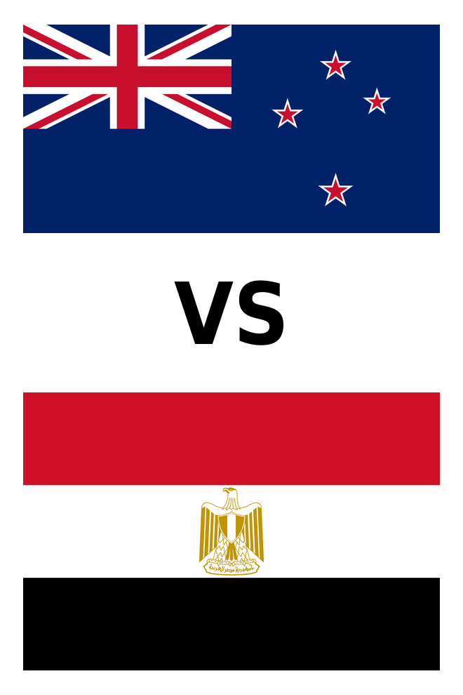 Poster del Deporte: Nueva Zelanda vs. Egipto