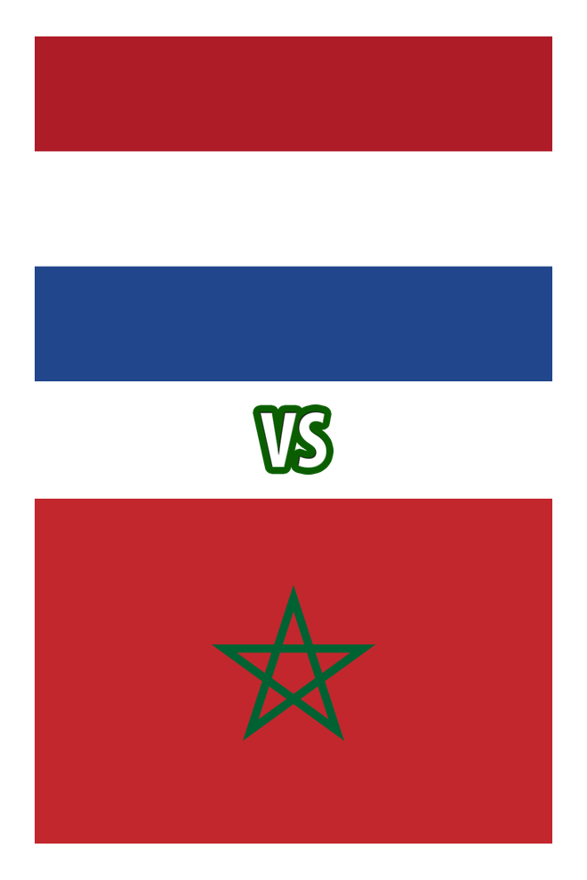 Poster del Deporte: Países Bajos vs. Marruecos