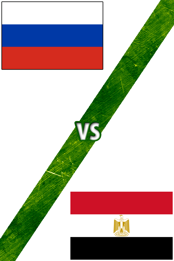 Poster del Deporte: Rusia vs. Egipto