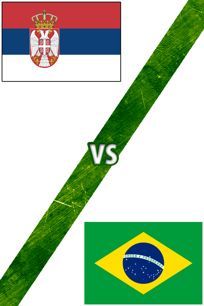 Poster del Deporte: Serbia vs. Brasil