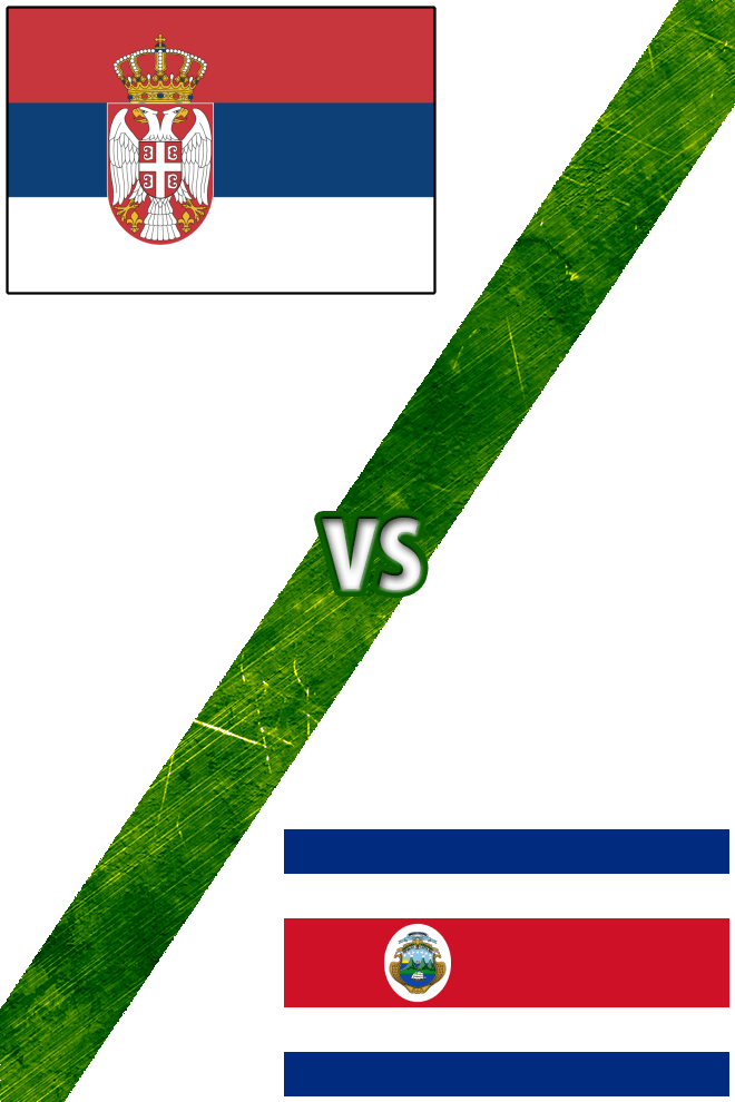 Poster del Deporte: Serbia vs. Costa Rica