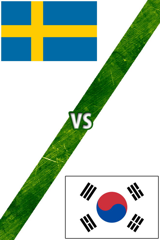Poster del Deporte: Suecia vs. Corea del Sur