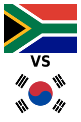 Sudáfrica vs. Corea del Sur