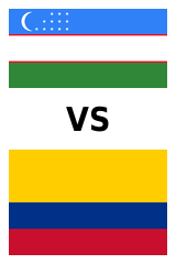 Uzbekistán vs. Colombia