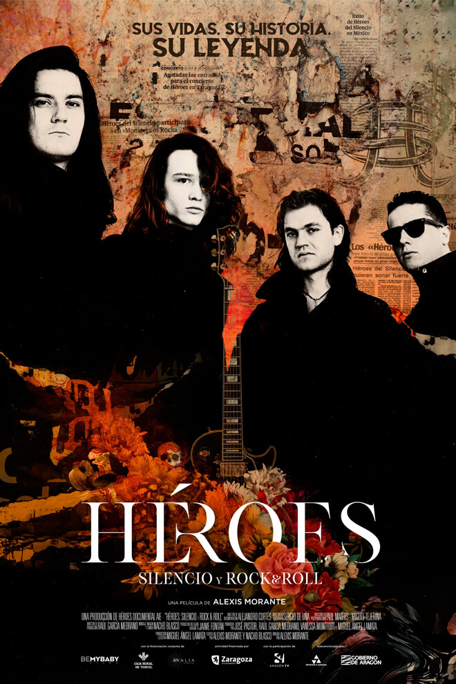 Poster del Documental: Héroes: Silencio y Rock&Roll