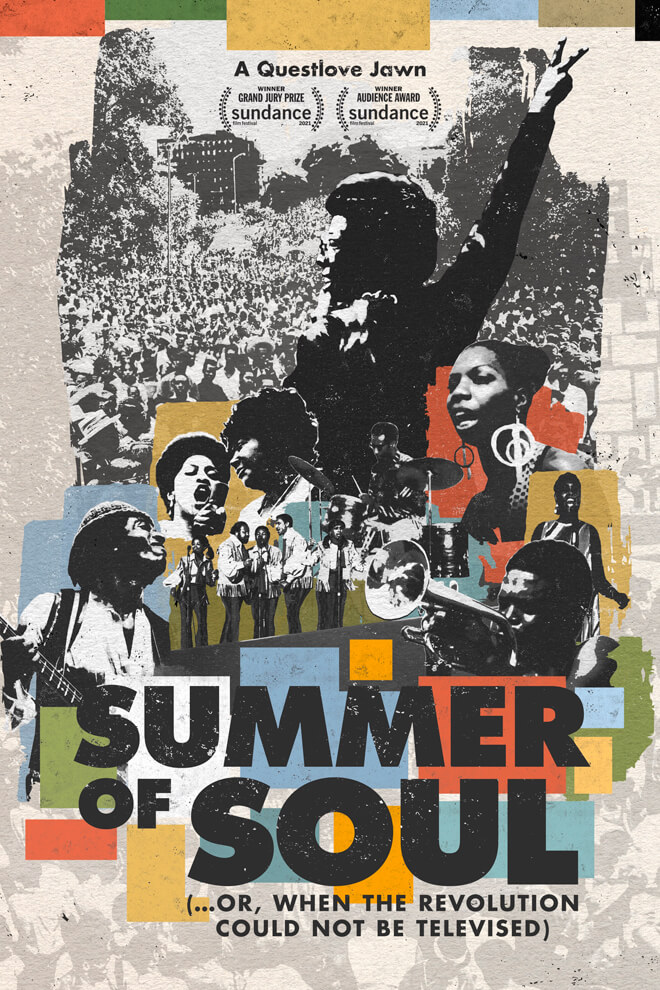 Poster del Documental: Summer of Soul (...Or, When the Revolution Could Not Be Televised)