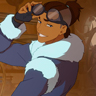 Román Zaragoza en el papel de Sokka