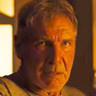 Harrison Ford en el papel de Rick Deckard