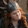 Bronwyn James en el papel de Brutilda Thorston