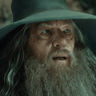 Ian McKellen en el papel de Gandalf