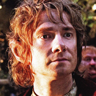 Martin Freeman en el papel de Bilbo Baggins