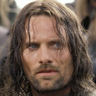 Viggo Mortensen en el papel de Aragorn