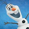 Josh Gad en el papel de Olaf
