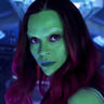 Zoe Saldana en el papel de Gamora