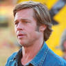 Brad Pitt en el papel de Cliff Booth