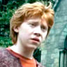 Rupert Grint en el papel de Ron Weasley