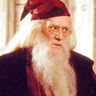 Richard Harris en el papel de Albus Dumbledore