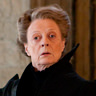 Maggie Smith en el papel de Minerva McGonagall