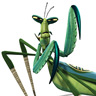 Mantis en el papel de Seth Rogen