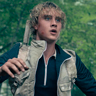 Joseph Zada en el papel de Haymitch Abernathy
