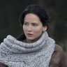 Jennifer Lawrence en el papel de Katniss Everdeen