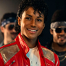 Jaafar Jackson en el papel de Michael Jackson