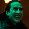 Nicolas Cage en el papel de Conde Drácula