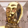 Anthony Daniels en el papel de C-3PO