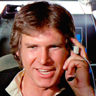 Harrison Ford en el papel de Han Solo