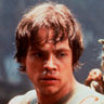 Mark Hamill en el papel de Luke Skywalker