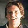Harrison Ford en el papel de Han Solo
