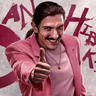 Andrew Schulz en el papel de Dan Hibiki