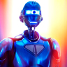 Alan Tudyk en el papel de Superman Robot #4