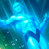 Michael Cerveris en el papel de Jonathan Osterman / Dr. Manhattan (voz)