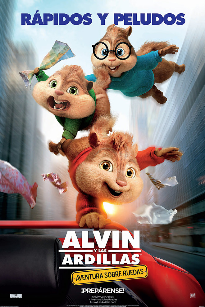 Poster de la Película: Alvin y las Ardillas: Aventura Sobre Ruedas