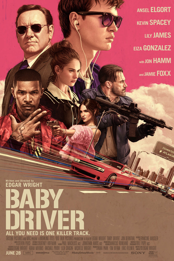 Poster de la Película: Baby Driver: El Aprendiz del Crimen